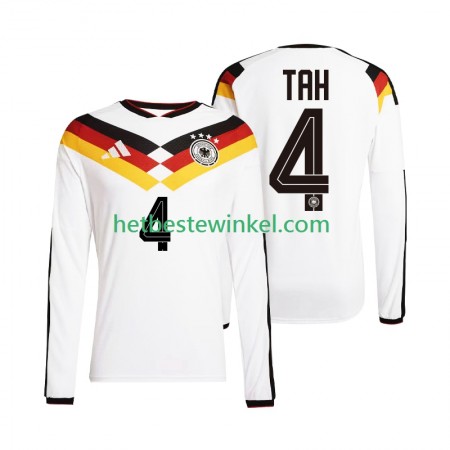 Duitsland Jonathan Tah 4 World Cup Voetbalshirts Thuis 2026 - LS